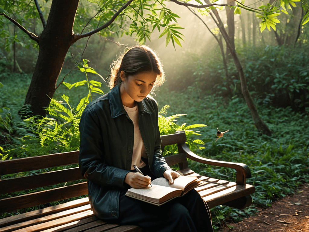 Natures Reflections journaling methods outdoors