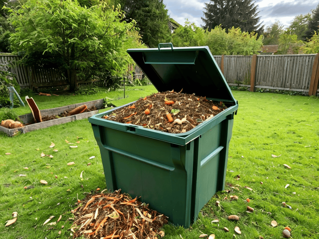 How to start backyard composting bin