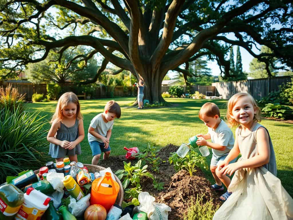 children in zero waste
