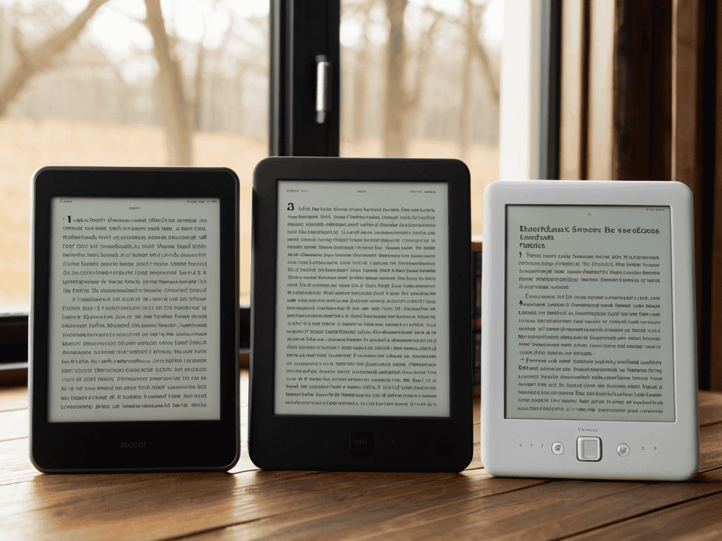 E-reader comparison devices