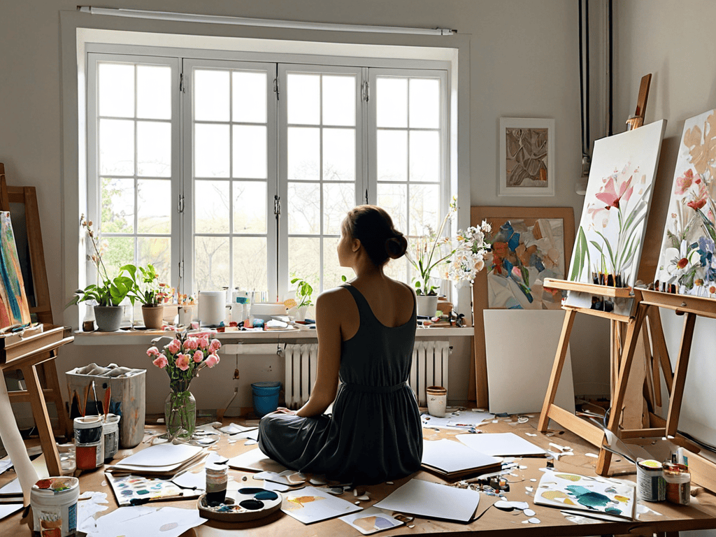 Curing Creative Block through art