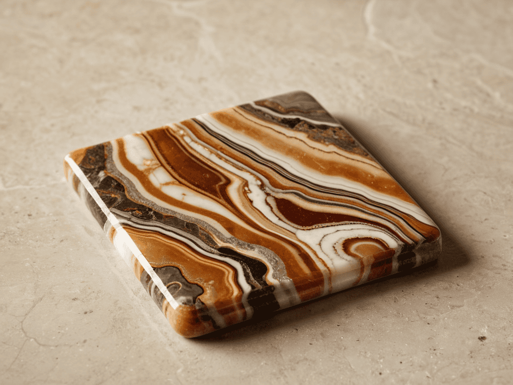 Making Tumbled Marble Coasters