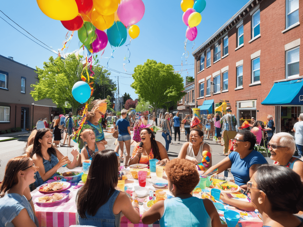 Vibrant Neighborhood Celebrations