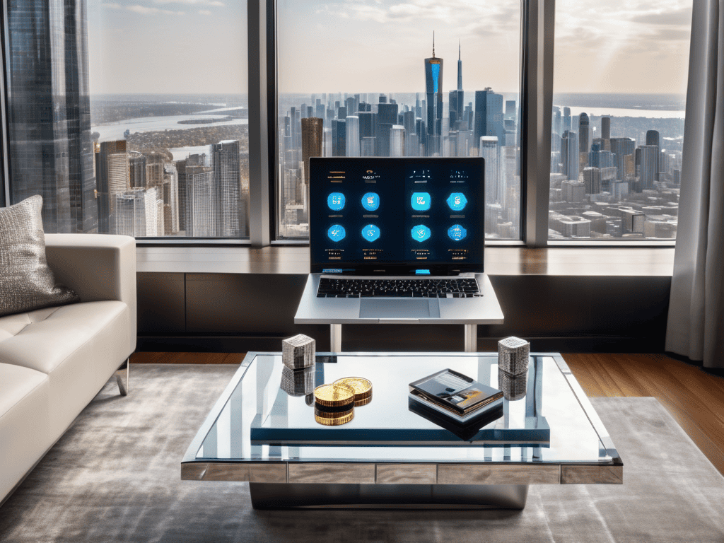 Real Estate Tokenization concept