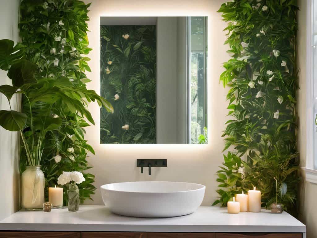 Nature Inspired High Tech Bathroom Mirrors