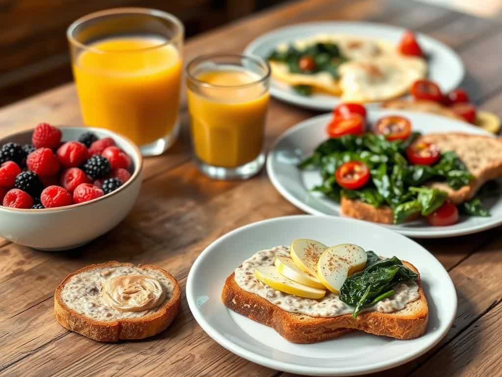 Low-sugar breakfast