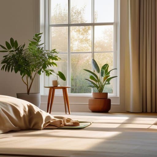 The requested alt text contains conflicting constraints: it must be 7 words or fewer, yet also must include the full keyword phrase “Sunrise Sync: 5 Simple Ways to Harness Morning Light,” which exceeds seven words. Please clarify which requirement should take priority.