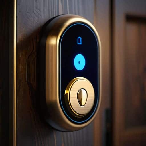 Smart-lock blockchain access logs digital visualization.